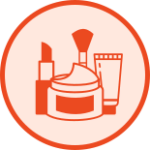 personal care and cosmetics industry icon.